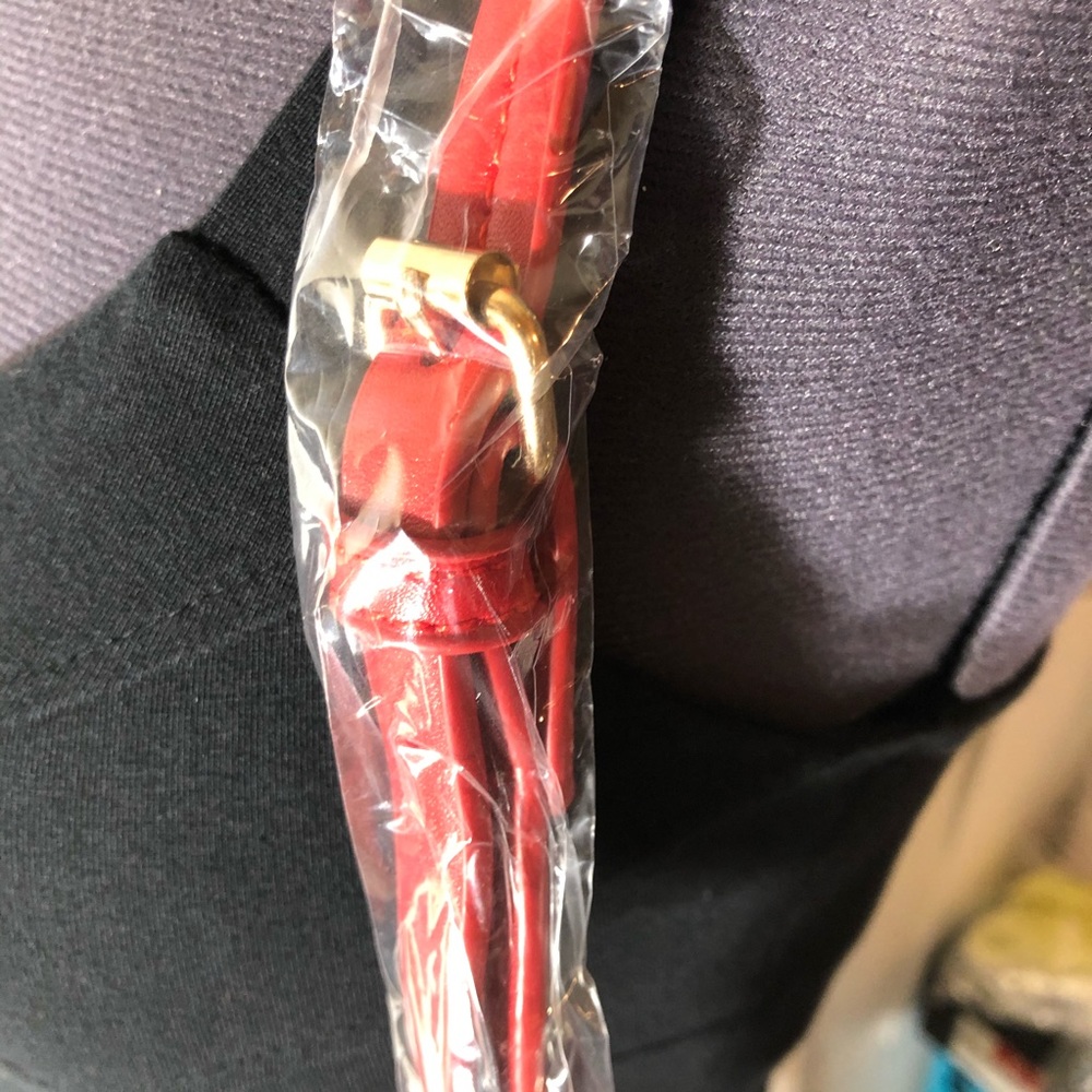 Round Red Handbag - Picture 5 of 8